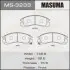 Колодка гальмівна передня Mitsubishi L200 (00-08), Lancer (08-12), Pajero Sport (-09) MASUMA MS3233 (фото 1)