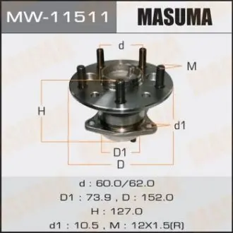 Маточина колеса MASUMA MW11511