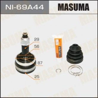ШРУС зовнішній Nissan Maxima, X-Trail (00-07) (нар:29/вн:25) MASUMA NI69A44 (фото 1)