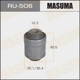 Сайлентблок рычага заднего поперечного Mitsubishi Carisma, Colt, Lancer (-04) MASUMA RU506 (фото 1)