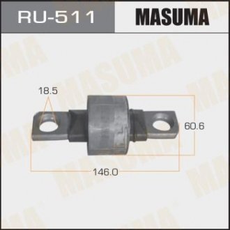 Сайлентблок заднього поздовжнього важеля Mazda 6 (02-07) MASUMA RU511 (фото 1)