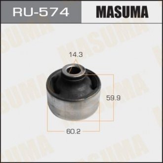 Сайлентблок переднього важеля задній Mitsubishi Grandis (04-10) MASUMA RU574