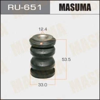 Сайлентблок переднього нижнього важеля передній Mazda 2 (07-14) MASUMA RU651