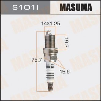 Свічка запалювання іридієва MASUMA S101I