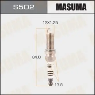 Свеча зажигания IRIDIUM+PLATINUM (SC20HR11) (ILKAR7B11) MASUMA S502IP