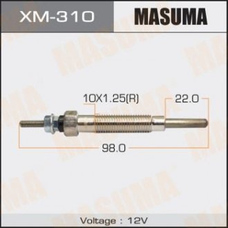 Свеча накала PM- 75 /4D56 MASUMA XM310