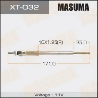 Свічка накалу PT-157.11V /1KZ-FTVTOYOTA YARIS MASUMA XT032