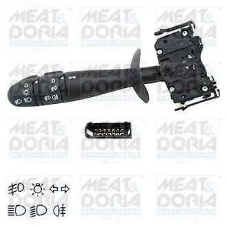 Перемикач підрульовий Opel Vivaro/Renault Trafic II 06- (L) (повороти/світло/туманки) MEAT&DORIA 231085