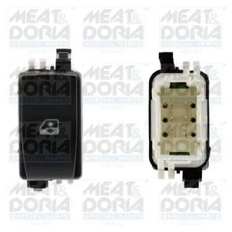 Кнопка піднімання вікна задн Лів/Прав RENAULT CLIO III, CLIO III/HATCHBACK, MEGANE II 1.2-2.0 11.02-12.14 MEAT&DORIA 26180