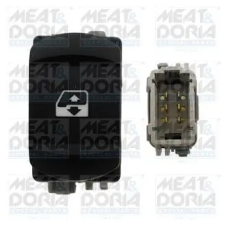 Кнопка піднімання вікна передн Прав RENAULT LAGUNA II, MEGANE II 1.4-2.0D 03.01- MEAT&DORIA 26181