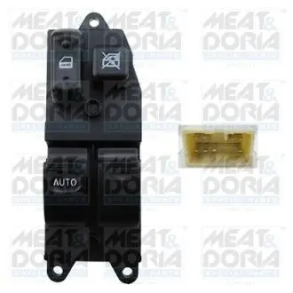 Кнопка піднімання вікна передн Лів TOYOTA YARIS 1.0/1.4D/1.5 03.00-05.18 MEAT&DORIA 26429