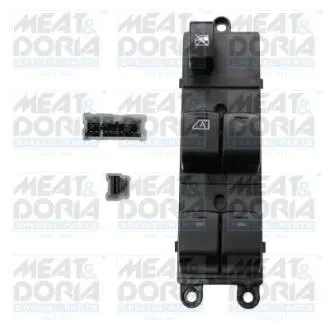 Кнопка піднімання вікна передн Лів NISSAN QASHQAI I 1.5D-2.0D 11.06-04.14 MEAT&DORIA 26444
