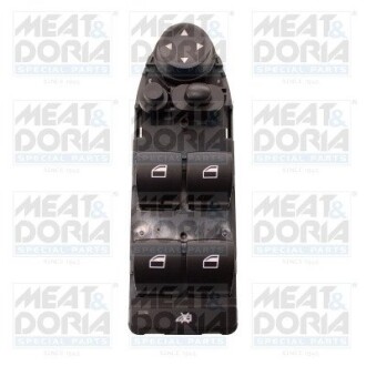 Кнопка стеклоподъемника (L) BMW 5 (E60/E61) 03-10 (блок) MEAT&DORIA 26493