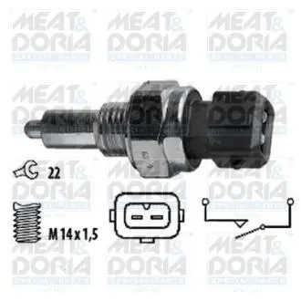 Вимикач стоп сигналу MEAT&DORIA 36003