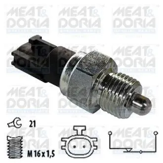 Датчик включения заднего хода Renault Megane/Scenic 1.5/1.9 dCi 03- (M16x1.5) MEAT&DORIA 36042