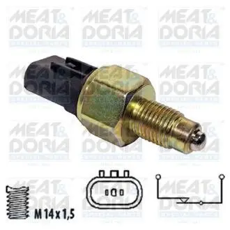 Вимикач, фара заднього ходу MEAT&DORIA 36043