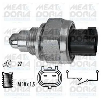 Выключатель, фара заднего хода MEAT&DORIA 36084