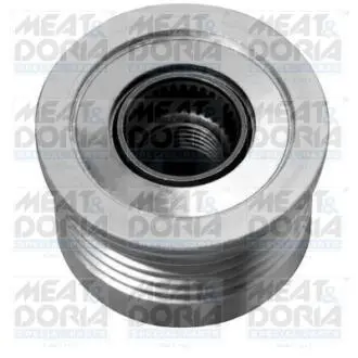 Шків генератора VOLVO S40 I, V40, MITSUBISHI CARISMA, SPACE STAR, NISSAN INTERSTAR, PRIMASTAR, OPEL MOVANO A, VIVARO A, RENAULT LAGUNA I, LAGUNA II, MASTER II, TRAFIC II 1.9D 09.99- MEAT&DORIA 45052