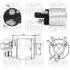 Соленоїд стартера AUDI A2, A3, SEAT ALHAMBRA, AROSA, CORDOBA, CORDOBA VARIO, IBIZA II, IBIZA III, LEON, TOLEDO I, TOLEDO II, SKODA FABIA I, OCTAVIA I, VW BORA, BORA I 1.4D-2.8 08.80-12.10 MEAT&DORIA 46105 (фото 1)