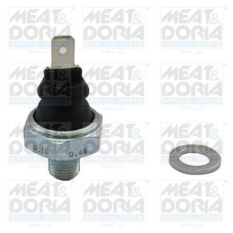 Датчик тиску оливи VW T4/LT (M10x1) (0,40 бар) (чорний) MEAT&DORIA 72082