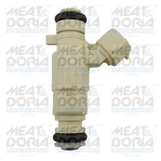 Паливний інжектор HYUNDAI COUPE II, ELANTRA III, MATRIX, SONATA IV, TRAJET, TUCSON, XG KIA CARENS I, CARNIVAL II, CERATO I, MAGENTIS I, OPIRUS, SPORTAGE II 1.8-3.5 06.98-12.10 MEAT&DORIA 75115236