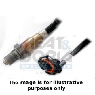 Лямбда-зонд (кількість дротів 4, 520мм) CADILLAC CTS, SRX, CHEVROLET AVEO, CAPTIVA, CRUZE, ORLANDO, TRAX, FIAT STILO, OPEL ADAM, AGILA, ANTARA A, ASTRA G, ASTRA G CLASSIC, ASTRA H 1.0-5.7 02.98- MEAT&DORIA 81509E