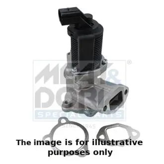 MEAT DORIA FIAT Клапан EGR 500,Doblo,Grande Punto,Opel Agila,Combo Tour,Corsa C/D,Meriva,Suzuki 1.3CDTI MEAT&DORIA 88043E