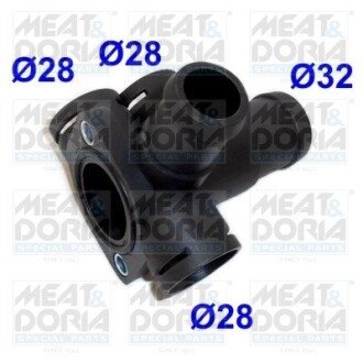 Фланець системи охолодження VW Caddy I/ Passat/T4 1.6-2.0 83-03 MEAT&DORIA 93104