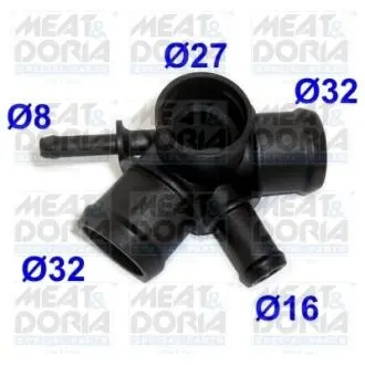 Фланець системи охолодження VW Bora/Golf IV 98-05 MEAT&DORIA 93129