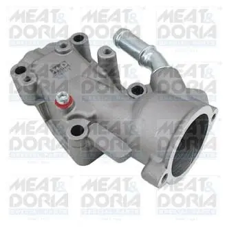 Фланець охолоджуючої рідини CITROEN BERLINGO, BERLINGO MULTISPACE, BERLINGO/MINIVAN, C2, C3 I, C3 PLURIEL, C4, C4 I, XSARA, XSARA PICASSO, PEUGEOT 1007, 206, 307, PARTNER 1.4-1.6ALK 04.97- MEAT&DORIA 93568