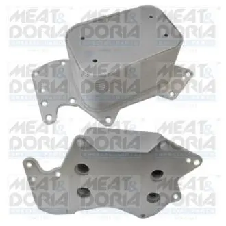 Радиатор масляный AUDI A4/A6/A8/Q7, VW PHAETON/TOUAREG 2.7D/3.0D 03-11 MEAT&DORIA 95188