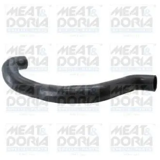 Шланг інтеркулера, чорний CHRYSLER SEBRING, JEEP CHEROKEE 2.4/2.5D/2.7 04.01-01.08 MEAT&DORIA 961215