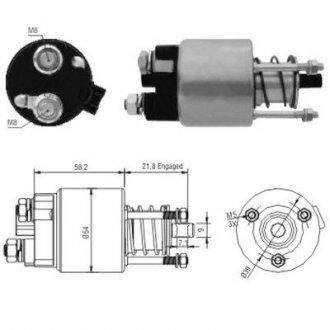 Соленоїд стартера MEAT&DORIA MD46102