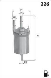 Фильтр топлива MECAFILTER ELE6101 (фото 1)