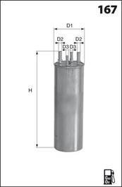 Фильтр топлива MECAFILTER ELE6125 (фото 1)