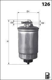 Фильтр топлива MECAFILTER ELG5210