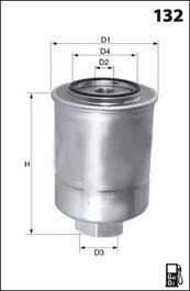 Фильтр топлива MECAFILTER ELG5222