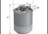 Паливний фільтр (h=128 mm) (з отвором для датчика води))DB W169/204/211 Sprinter/Vito/Viano MECAFILTER ELG5342 (фото 1)