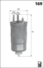 Фильтр топлива MECAFILTER ELG5453