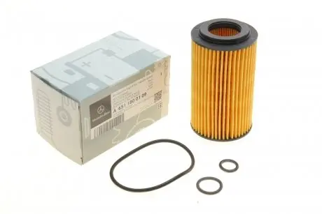 Фільтр масляний MB Sprinter (OM651/OM646 95kW) 06-/Vito (OM651) 10- MERCEDES MERCEDES-BENZ 6511800109