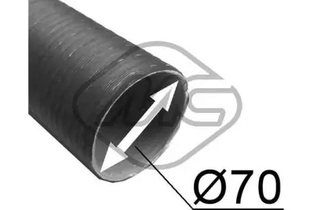 Картонно-алюмінієва трубка D=70 mmL=500 mm Metalcaucho 02212