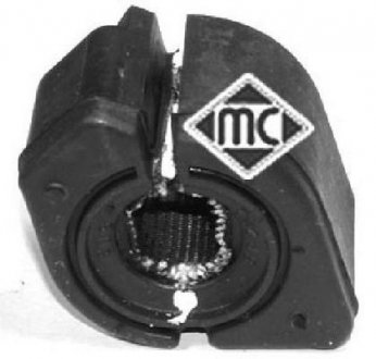 Втулка стабілізатора задн Peugeot 406 (-04) D=21mm Metalcaucho 04054 (фото 1)