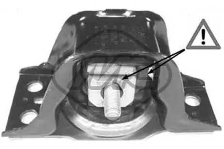 Подушка ДВС правая Renault Clio III, Modus (04-) Metalcaucho 05144