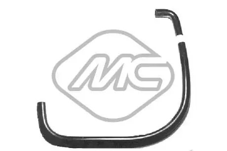 Патрубок системы охлаждения Metalcaucho 07907