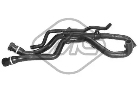 Патрубок радиатора Renault Kangoo I, Clio II 1.4/1.6 (97-07) Metalcaucho 08722