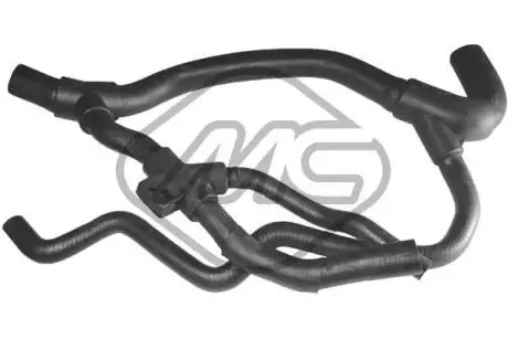 Патрубок радиатора Renault Clio, Kangoo, Megane 1.9D (99-) Metalcaucho 08732