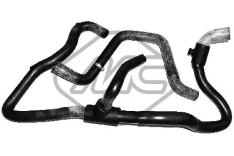 Патрубок системы отопления Renault Megane II, Scenic II Metalcaucho 09175