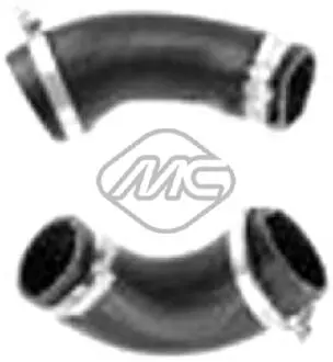 Патрубок интеркулера Ford Focus 2.0 TDCi (10-) Metalcaucho 99317