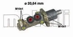 Цилиндр гидравлический тормозной Metelli 05-0059