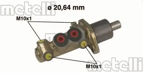 Главный тормозной цилиндр Metelli 050087